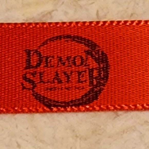 Printed Ribbons - Red - Giyu - 20 metres - Picture 4 of 5